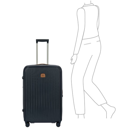 Bric's Taormina 4 wheels Trolley 75 cm with expansion pleat