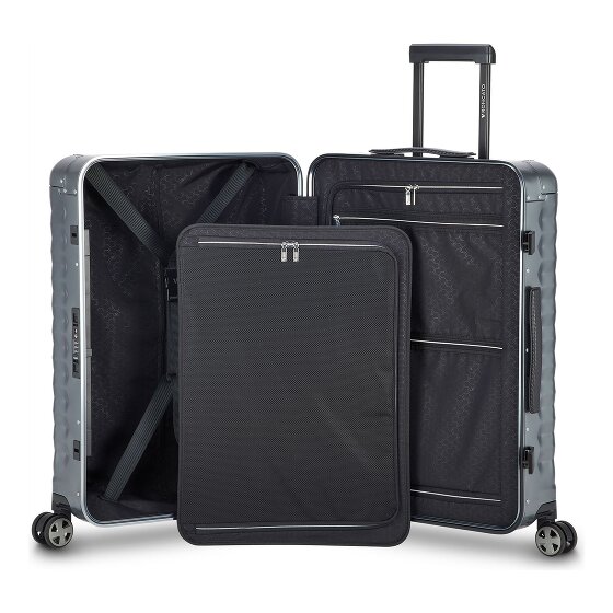 Roncato Uno Aluminum 4-Wheel Trolley, 68 cm