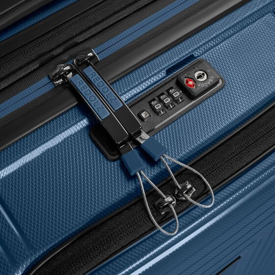 Redolz Essentials 14 4 wheels Cabin trolley S 55 cm Laptop compartment with expansion pleat