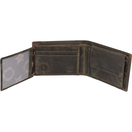 Billy the Kid Hunter wallet RFID leather 12 cm