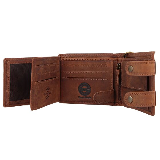 Greenland Nature Montenegro Wallet RFID protection Genuine Leather 12 cm