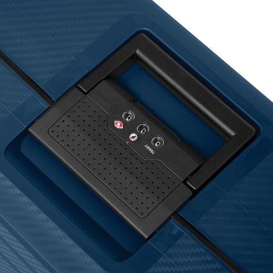 Redolz Essentials 15 4-wheel suitcase set 3-piece with three-point closure