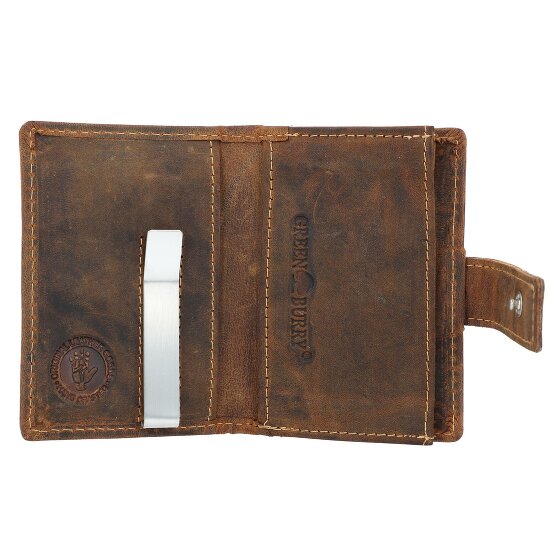 Greenburry Vintage business card case RFID leather 7 cm