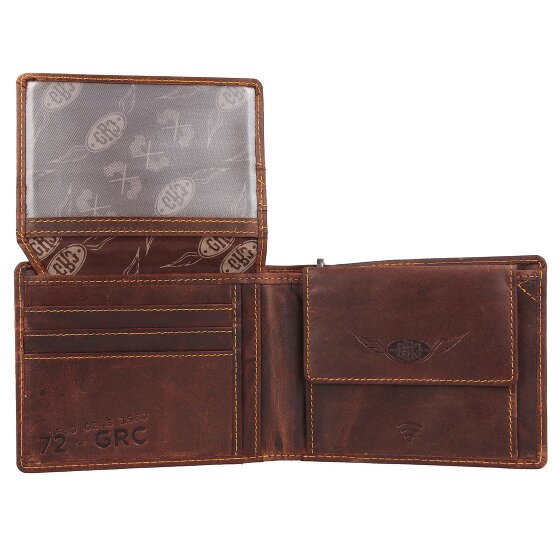 Greenburry Racing Collection Phoenix wallet RFID leather 12 cm
