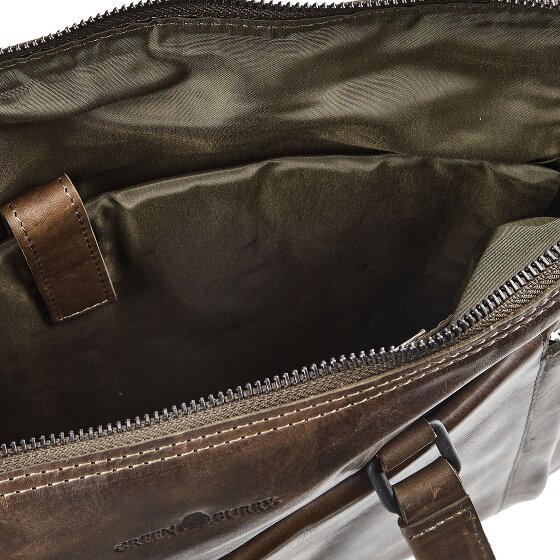 Greenburry Newport Briefcase Genuine Leather 39 cm Laptop compartment