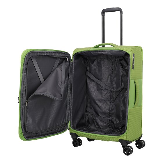 Travelite Corsiica 4 wheels Trolley M 67 cm with expansion pleat