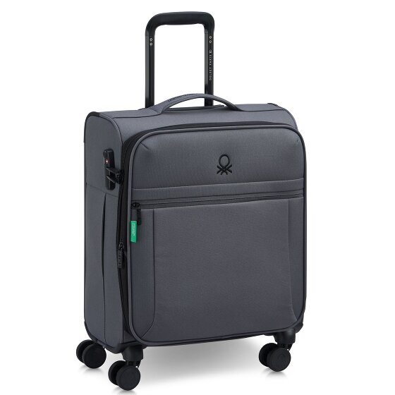 Delsey Paris x United Colors of Benetton BE 4-wheeled cabin trolley 55 cm with stretch fold