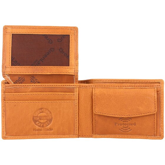 Greenland Nature GreenLand NATURE Wallet RFID protection Leather 10 cm