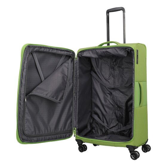Travelite Corsiica 4 wheels Trolley L 77 cm with expansion pleat