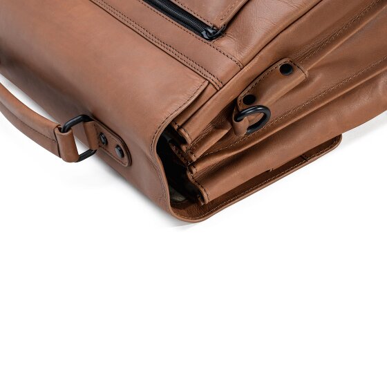Farmhood Nashville briefcase XXL 3 compartments leather 39 cm