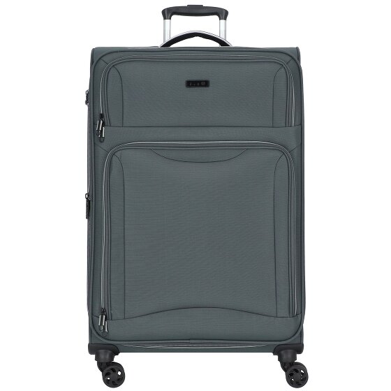 d&n Travel Line 9204 4 wheels Trolley L 76 cm with expansion pleat