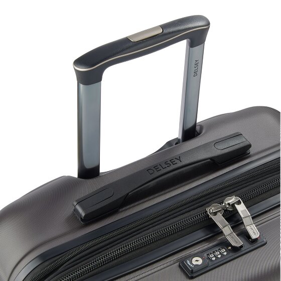 Delsey Paris Meteor 4 wheels Suitcase set 3-piece with expansion pleat