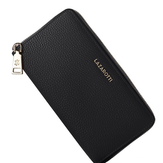 Lazarotti Bologna Leather XL Zip-Around Wallet Leather 19 cm