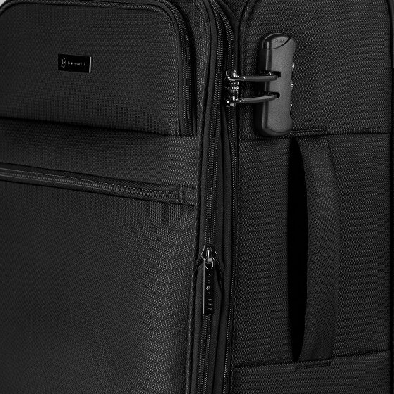 Bugatti Valencia Soft 4 wheels Trolley L 75 cm with expansion pleat