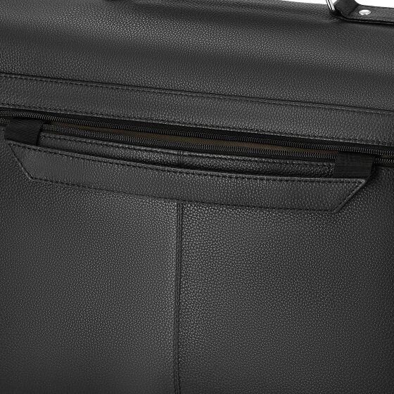 Bugatti Valencia briefcase XL leather 3 main compartments 43 cm laptop compartment