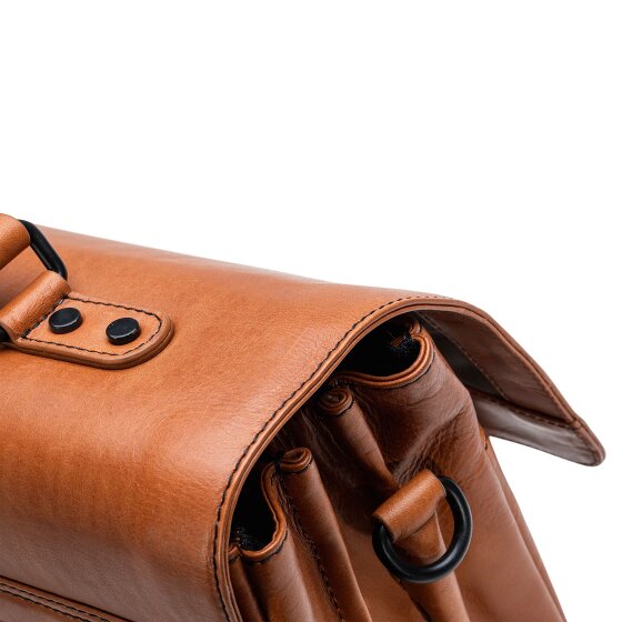 Farmhood Memphis briefcase XXL 3 compartments leather 39 cm