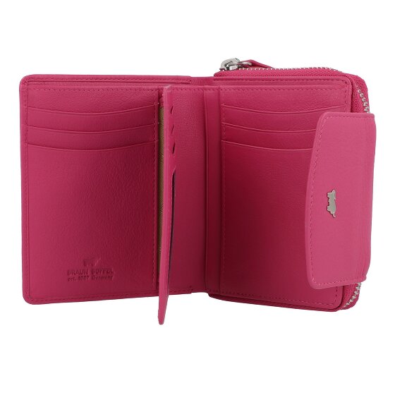 Braun Büffel Joy Wallet RFID protection Leather 12 cm