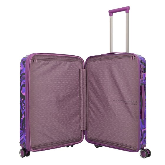 Travelite Lascana 4 wheels Trolley M 65 cm with expansion pleat