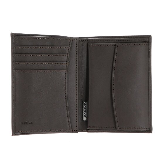 oxmox Leather Wallet RFID protection Genuine Leather 10 cm