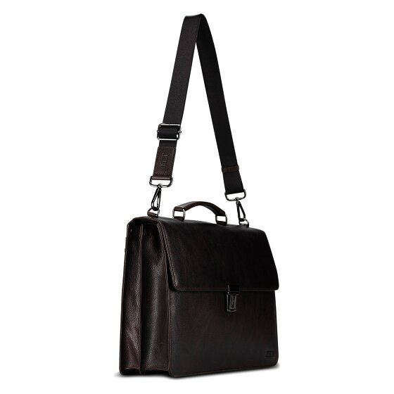 Jost London Briefcase Genuine Leather 40 cm Laptop compartment