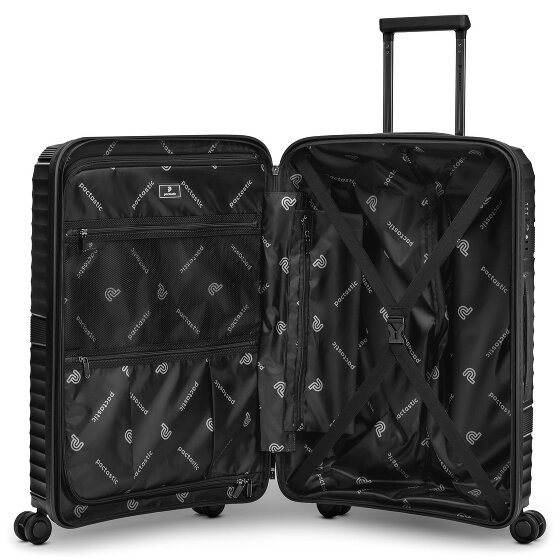 Pactastic Collection 02 THE THREE SET 4 wheels Suitcase set 3-piece