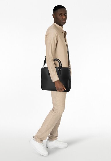 Boss Luminary Briefcase Leather 38 cm Laptop compartment