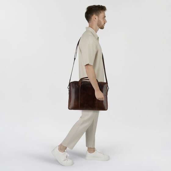 Greenburry Newport Briefcase Leather 43 cm Laptop compartment