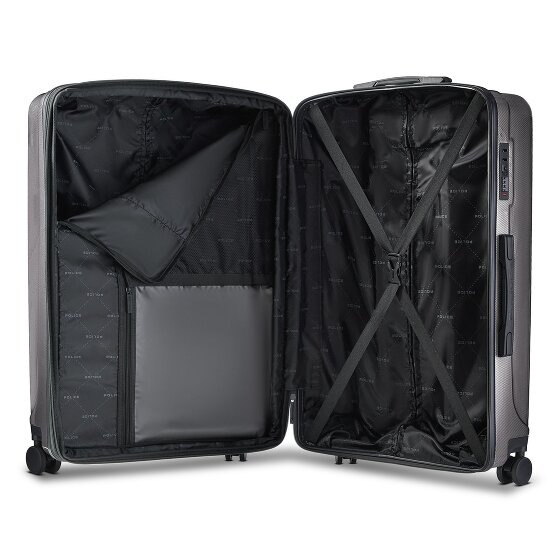 Police New York 4 wheels Trolley L 72 cm Expandable