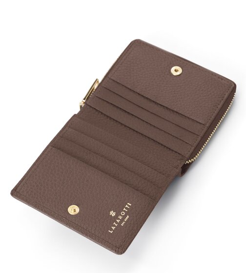 Lazarotti Bologna Leather Medium Zip-Around Wallet, Leather, 10 cm