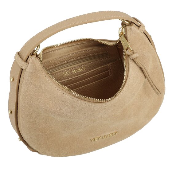 Hey Marly Lifetime Sister Suede Shoulder Bag S Leather 24 cm