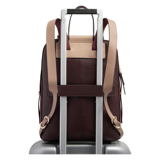 Piquadro Circle Daypack Genuine Leather 41 cm Laptop compartment