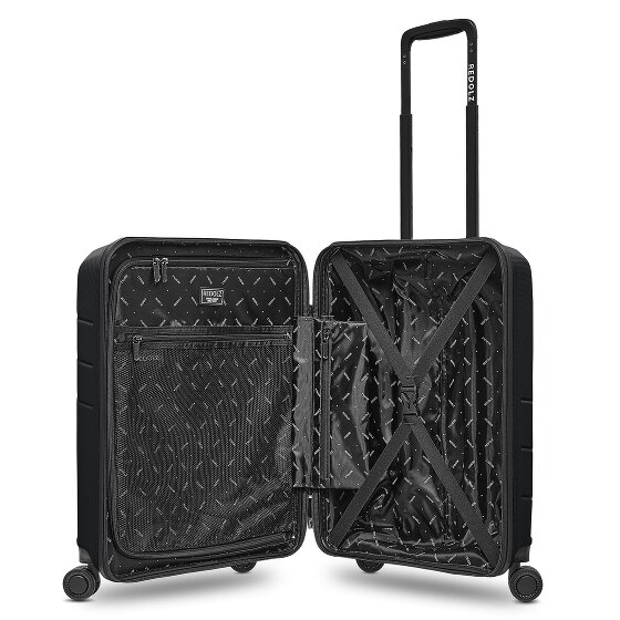Redolz Essentials 17 4-wheel Cabin suitcase, 55 cm, with Soft-Pocket Laptop Compartment