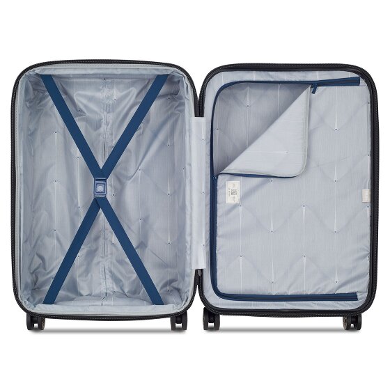 Delsey Paris Meteor 4 wheels Suitcase set 3-piece with expansion pleat