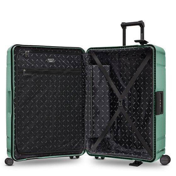 Redolz Essentials 15 4-wheel suitcase set 2-piece with three-point closure