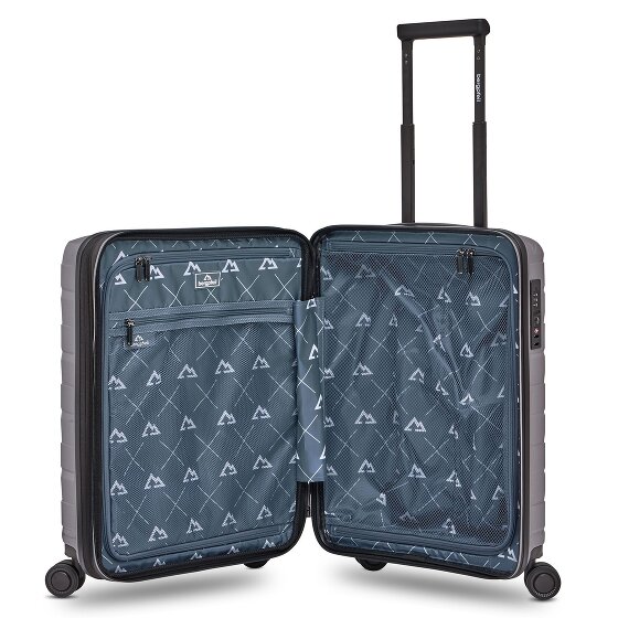 Bergpfeil Travel 4-wheeled cabin trolley S 55 cm with expansion pleat