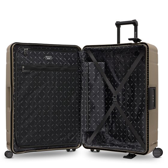 Redolz Essentials 15 4-wheel Suitcase set (M+L) with Three-Point Lock