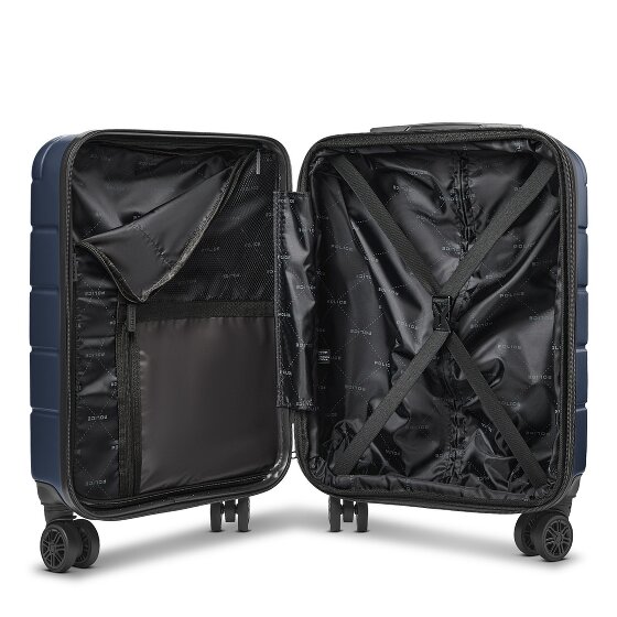Police Dublin 4 wheels Cabin suitcase S 54 cm Laptop compartment Expandable