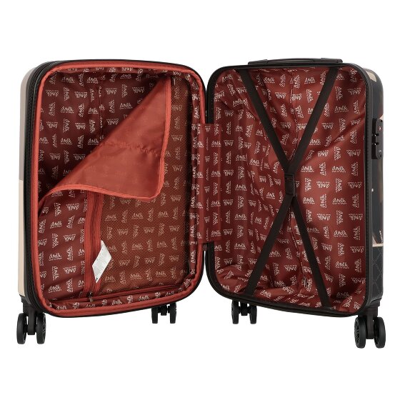 Anekke Viaje 4 wheels Cabin trolley 55 cm with expansion pleat