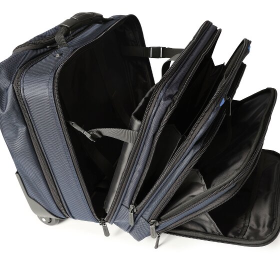 Dermata 2 wheels Wheeled briefcase 38 cm Laptop compartment