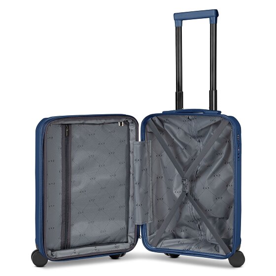 d&n South Dakota 4 wheels Cabin trolley S 56 cm with expansion pleat