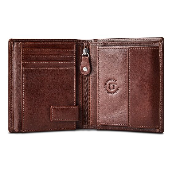 Bugatti Valencia Wallet RFID protection Genuine Leather 12 cm
