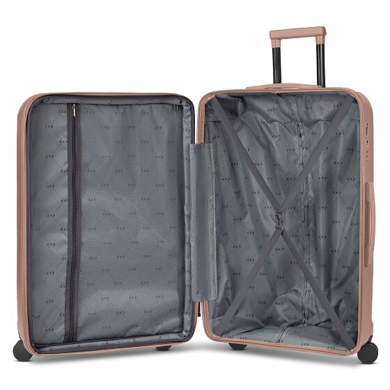 d&n South Dakota 4 wheels Trolley L 76 cm with expansion pleat