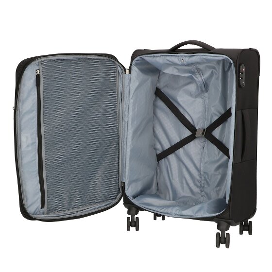 American Tourister Deep Dive 4 wheels Trolley 67 cm with expansion pleat