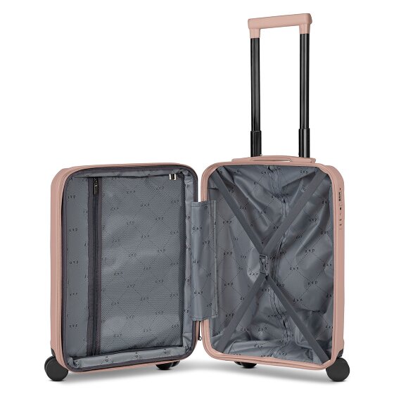 d&n South Dakota 4 wheels Cabin trolley S 56 cm with expansion pleat