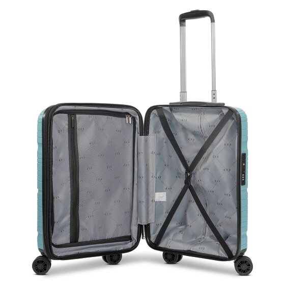 d&n Travel Line 4300-Plus 4 wheels Cabin trolley S 55 cm with expansion pleat