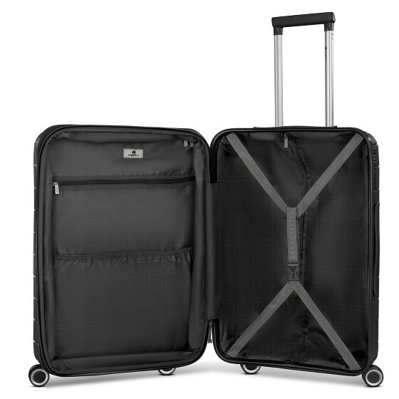 Franky London 4 wheels Trolley M 65 cm with expansion pleat