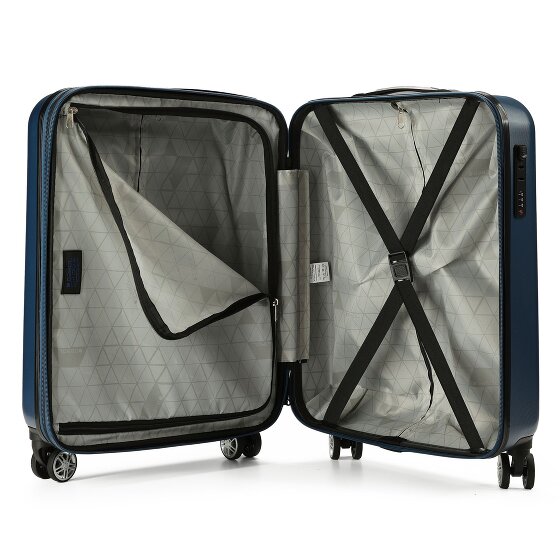 Gabol Future Plus 4 wheels Cabin trolley 55 cm with expansion pleat