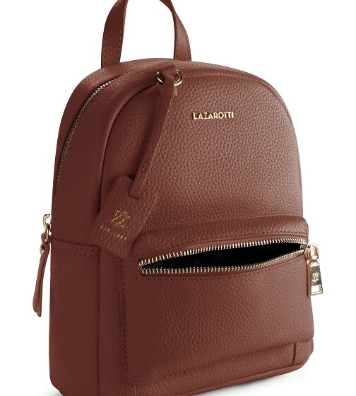 Lazarotti Bologna Leather City Backpack Genuine Leather 27 cm