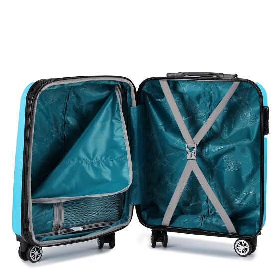 Benzi 5493 4 wheels Cabin trolley S 53 cm with expansion pleat