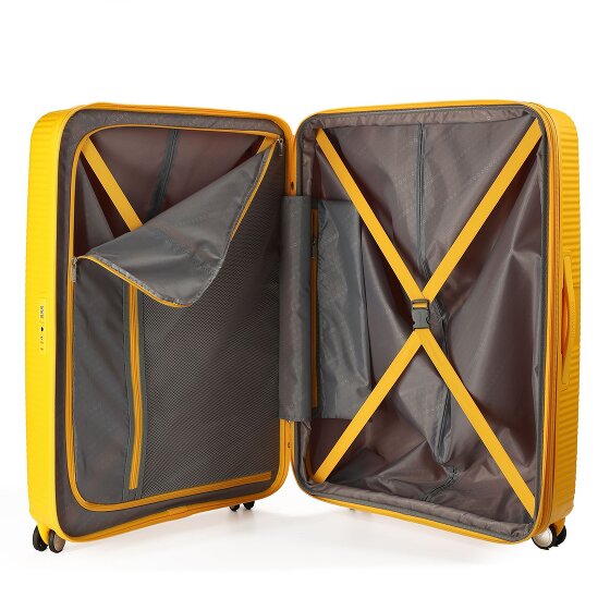 American Tourister Soundbox 4 wheels Trolley 80 cm with expansion pleat
